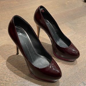 Giuseppe Zanotti patent leather platform high heels